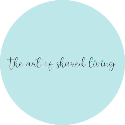 Logo with the slogan the art of shared living.